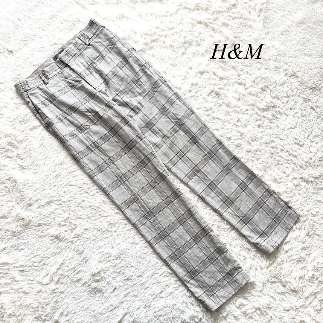 Thumbnail of H&M Slacks Check Pattern Slim Fit 28 Casual