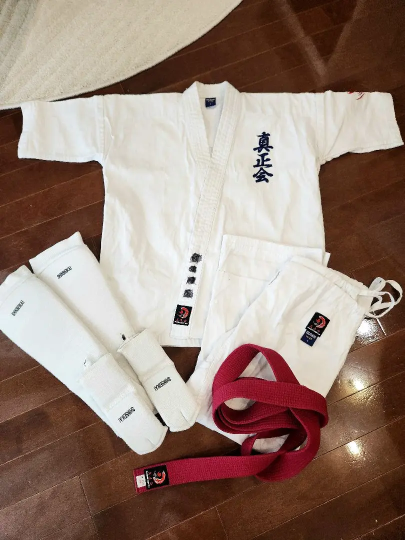 ISAMI イサミ 空手着 6号 納期：刺繍あり4ケ月から】ストレッチフルコン晒空手衣 上下