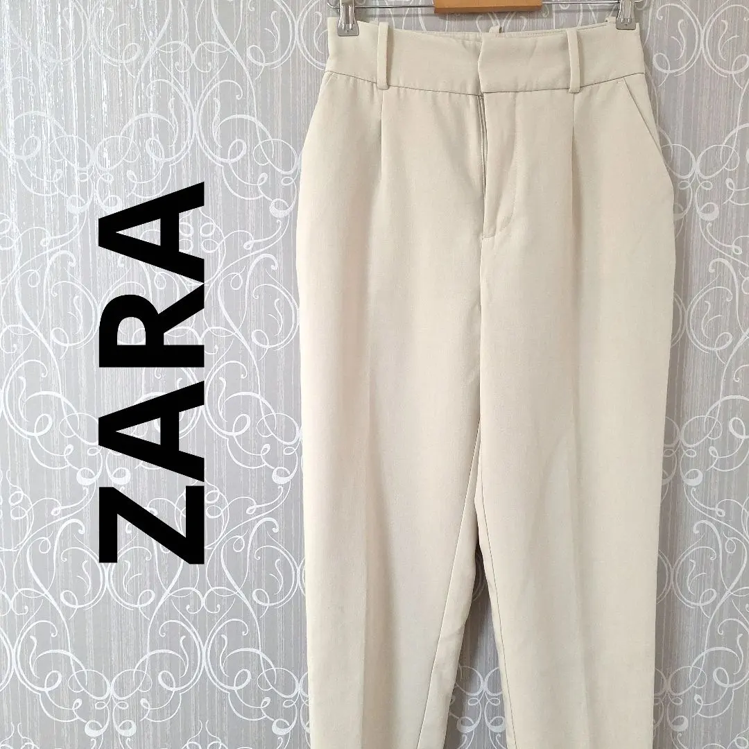 Thumbnail of ZARA Beige Pants, Size S, Casual