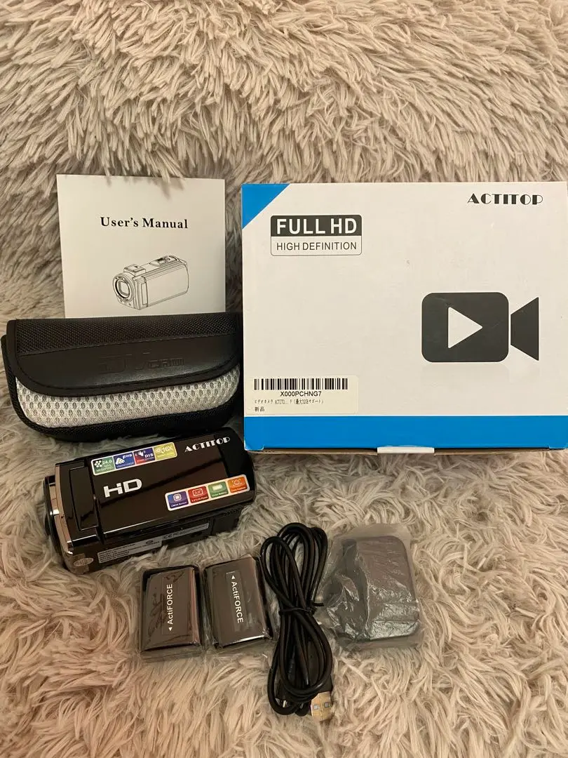 4Kビデオカメラ ActiTop HDV-214K + 付属品 2025年最新】4k ビデオカメラ actitopの人気アイテム - メルカリ