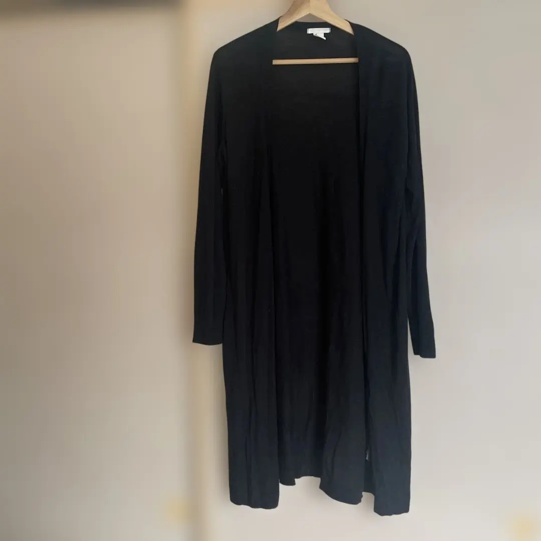 Thumbnail of H&M Black Long Cardigan M