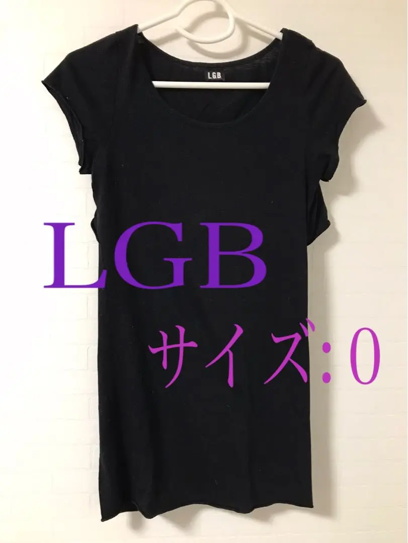 A9762/美品 春夏 L.G.B. ルグランブルー カシミヤ Vネック 半袖 2025年最新】ルグランブルー 柄・デザイン：無地 半袖(Tシャツ