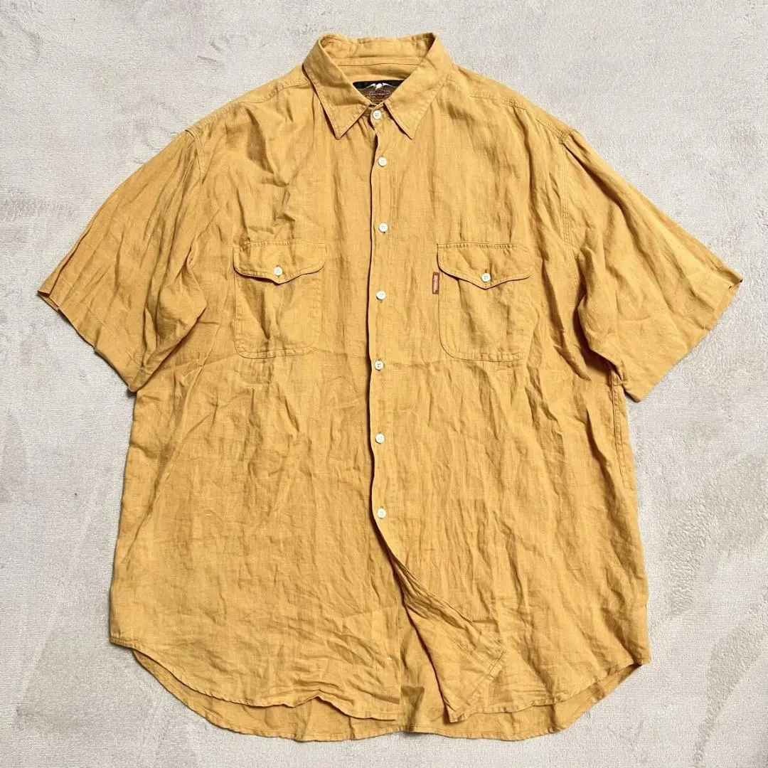 Thumbnail of HARLEY DAVIDSON 100% Linen Short Sleeve Shirt Extra Large R-7880