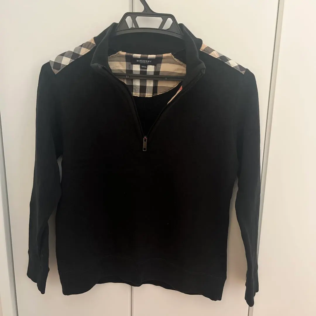 Thumbnail of BURBERRY LONDON Long Sleeve Cut and Sewn Top, 140, Black