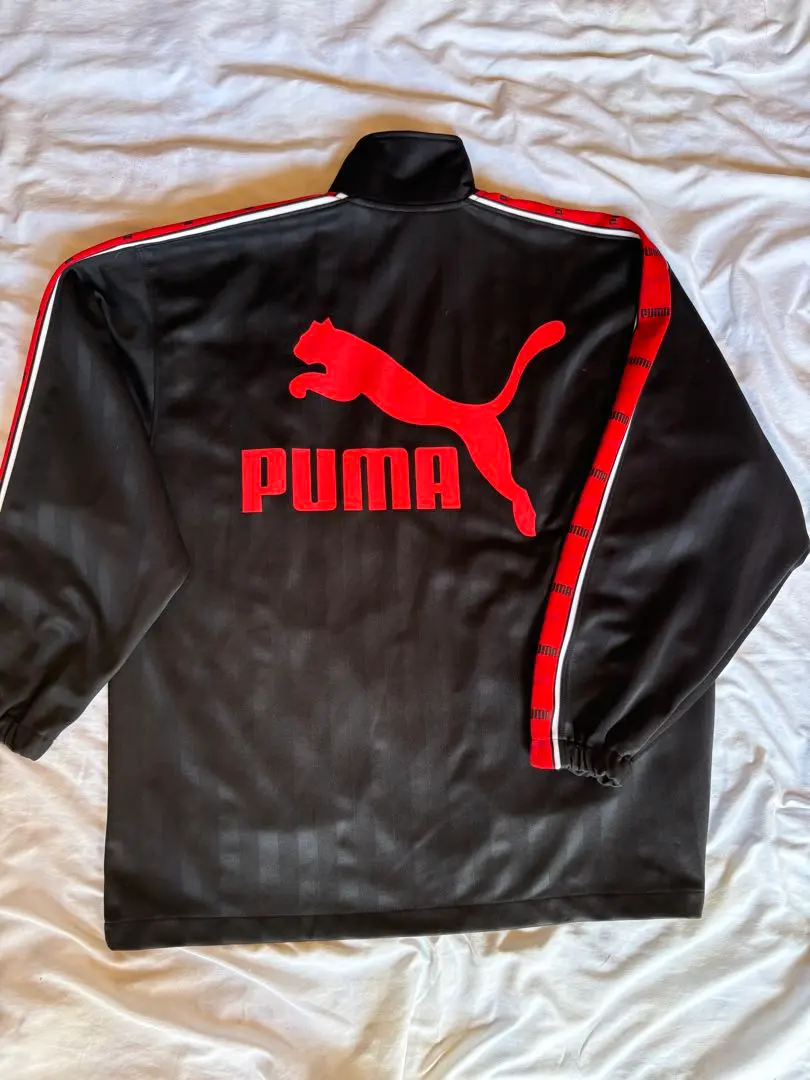 Thumbnail of PUMA track suit black red