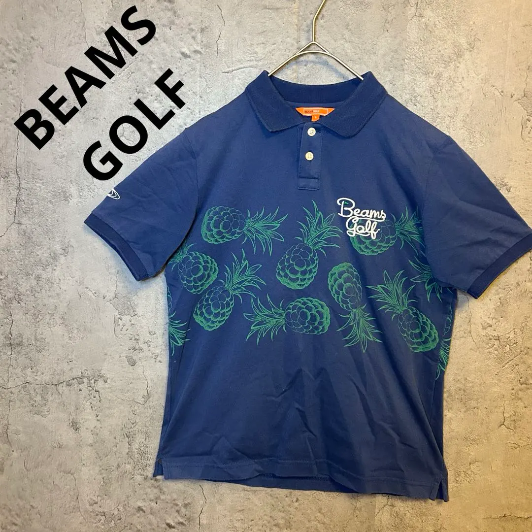Thumbnail of BEAMS GOLF Men's Golf Wear Short Sleeve Polo Shirt S