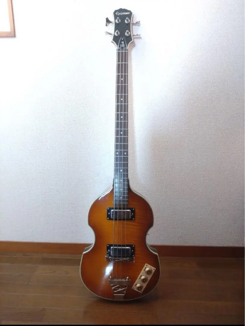 エピフォン ビオラベース　バイオリンベース 美品　アンプ　チューナーセット Amazon.com: Epiphone Viola Electric Bass Guitar Vintage