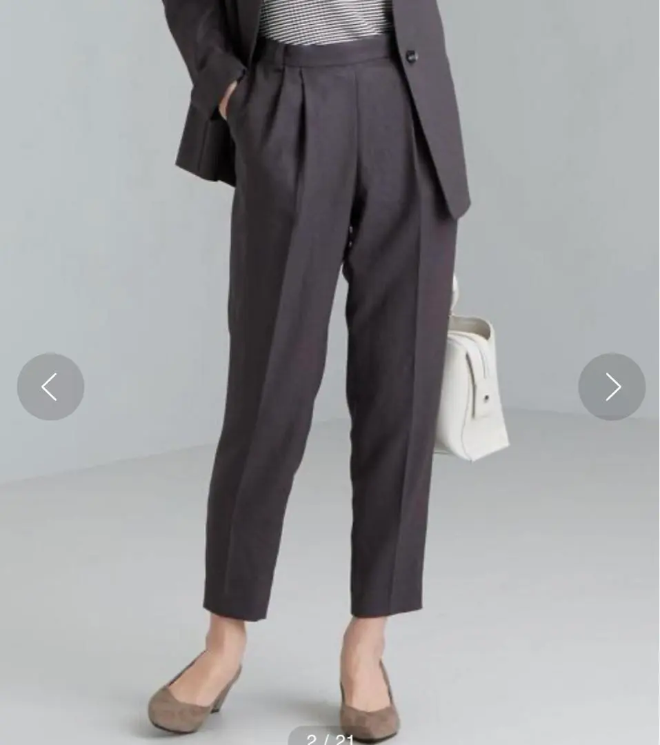 Thumbnail of Excellent condition [Hand washable/Linen-like] ◆D Tapered Pants