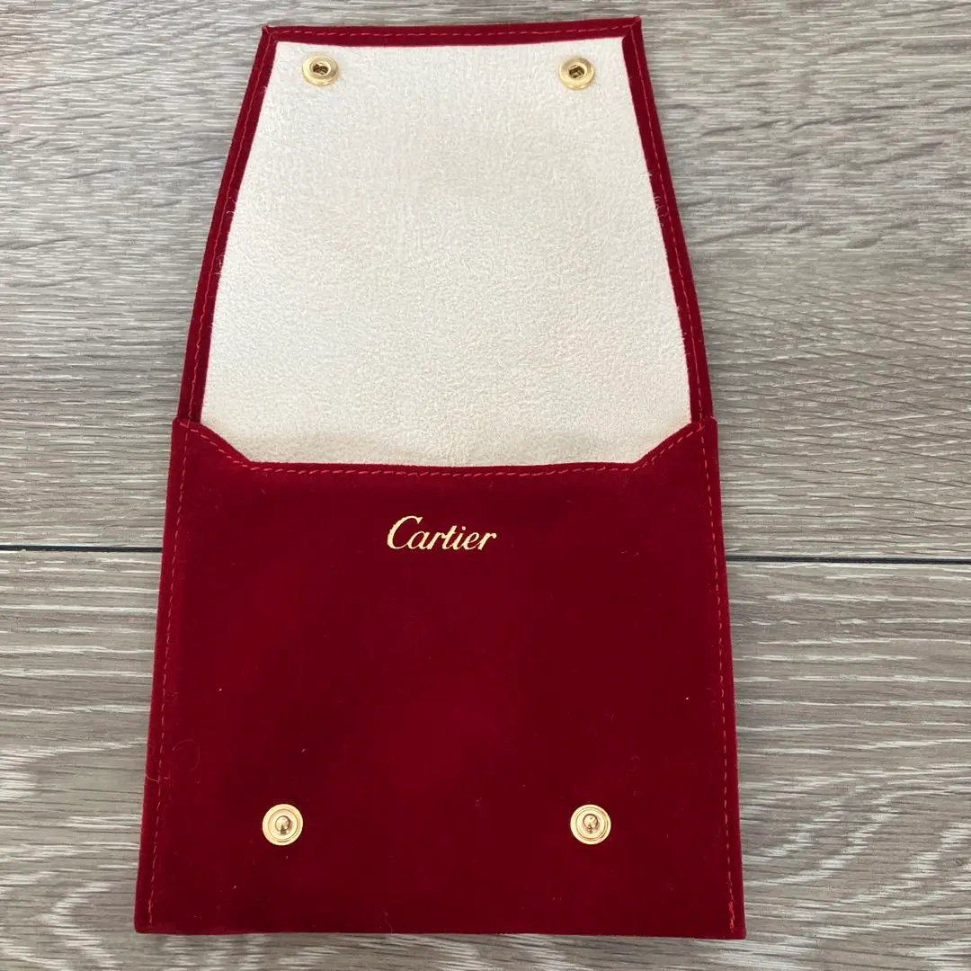 ネオさま専用　Cartier 赤 アクセサリーケース2点 ④u224◇Cartier カルティエ◇空箱 赤箱 ウォッチケース 収納