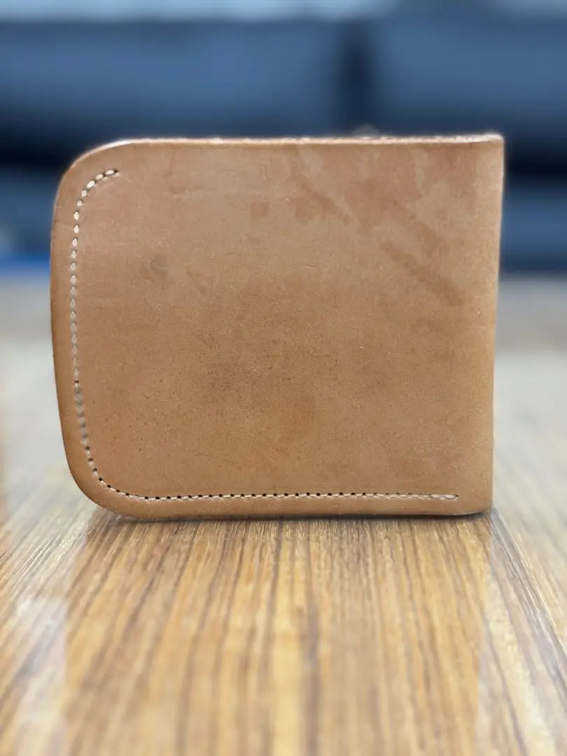 新品　remilla 財布　トーンウォレット 朱色×CML remilla ( レミーラ ) トーンウォレット ( 朱色 × キャメル