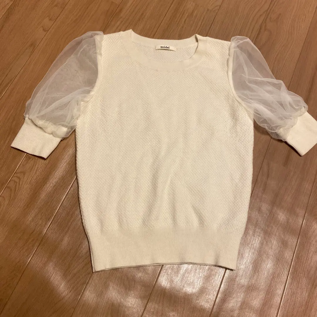 Thumbnail of Snidel See-through Sleeve Knit