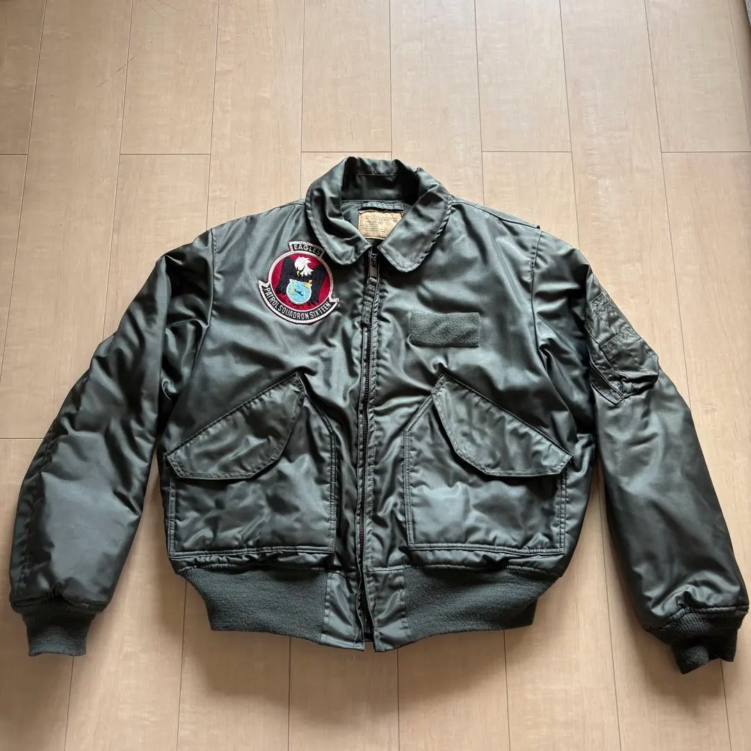 Thumbnail of U.S. Military CWU-45P Flight Jacket, Early Model J-83388A, Size L, 1970s, Excellent Condition