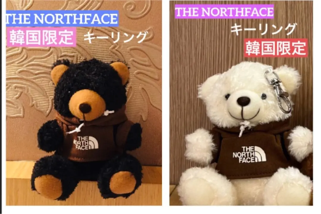 ノースフェイス　テディベア　ぬいぐるみ 非売品・限定品】THE NORTH FACE ヌプシジャケットレッドテディベア
