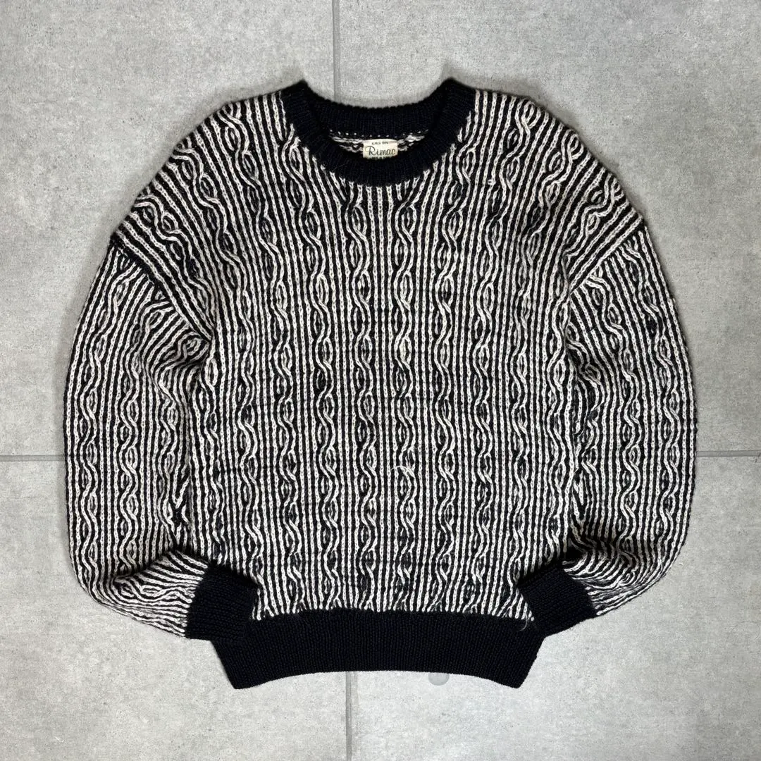 Thumbnail of Vintage Knit Alpaca 100% Made in Peru 90s Long Hair Thick Euro