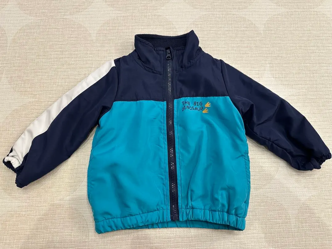 Thumbnail of Baby outerwear with dinosaur embroidery, size 90
