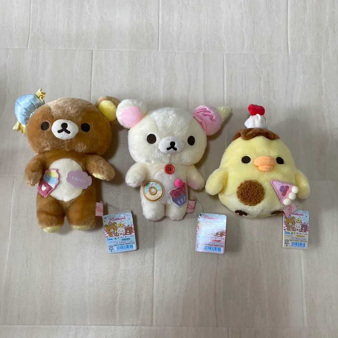 Thumbnail of Amass Plush Toys: Funny Amusement Park Rilakkuma Korilakkuma Kiiroitori 3 Types