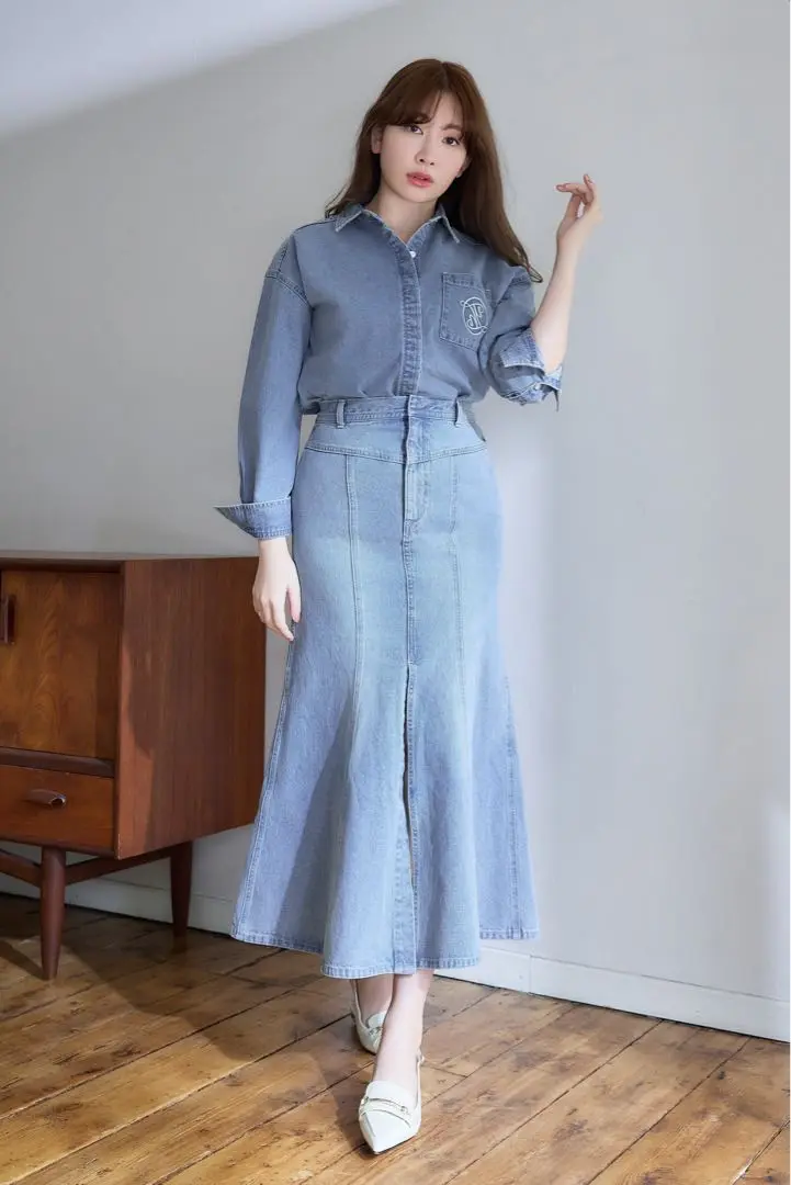 2025年最新】MERMAID slit denim skirtの人気アイテム - メルカリ