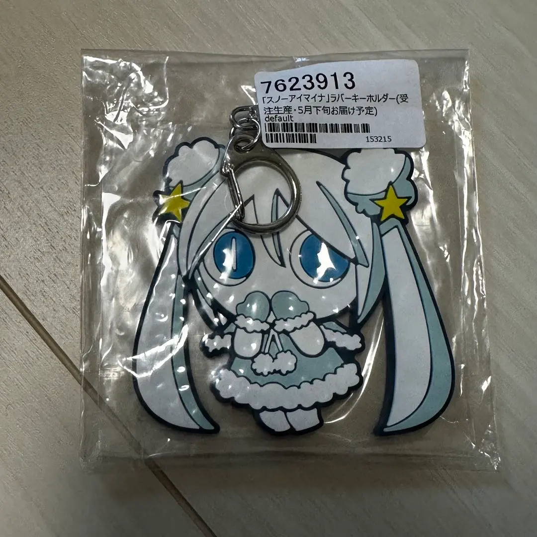 初音ミク　アイマイナ ラバーキーホルダー　受注生産 ピノキオピー ラバーキーホルダー 初音ミク アイマイナ ラバー