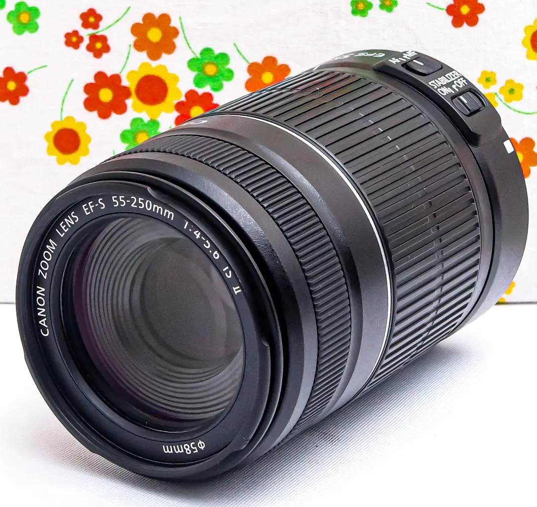 美品 Canon EF-S 55-250mm IS Ⅱ☆附帶防手震☆望遠鏡頭 的縮圖