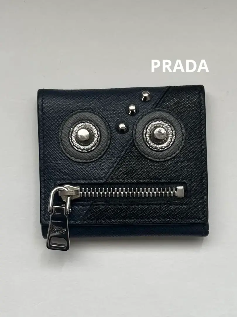 【初心者ですさん専用】PRADA プラダ ロボット 二つ折り 財布 楽天市場】プラダ 財布 ミニ財布 二つ折り ネロ ブラック 黒