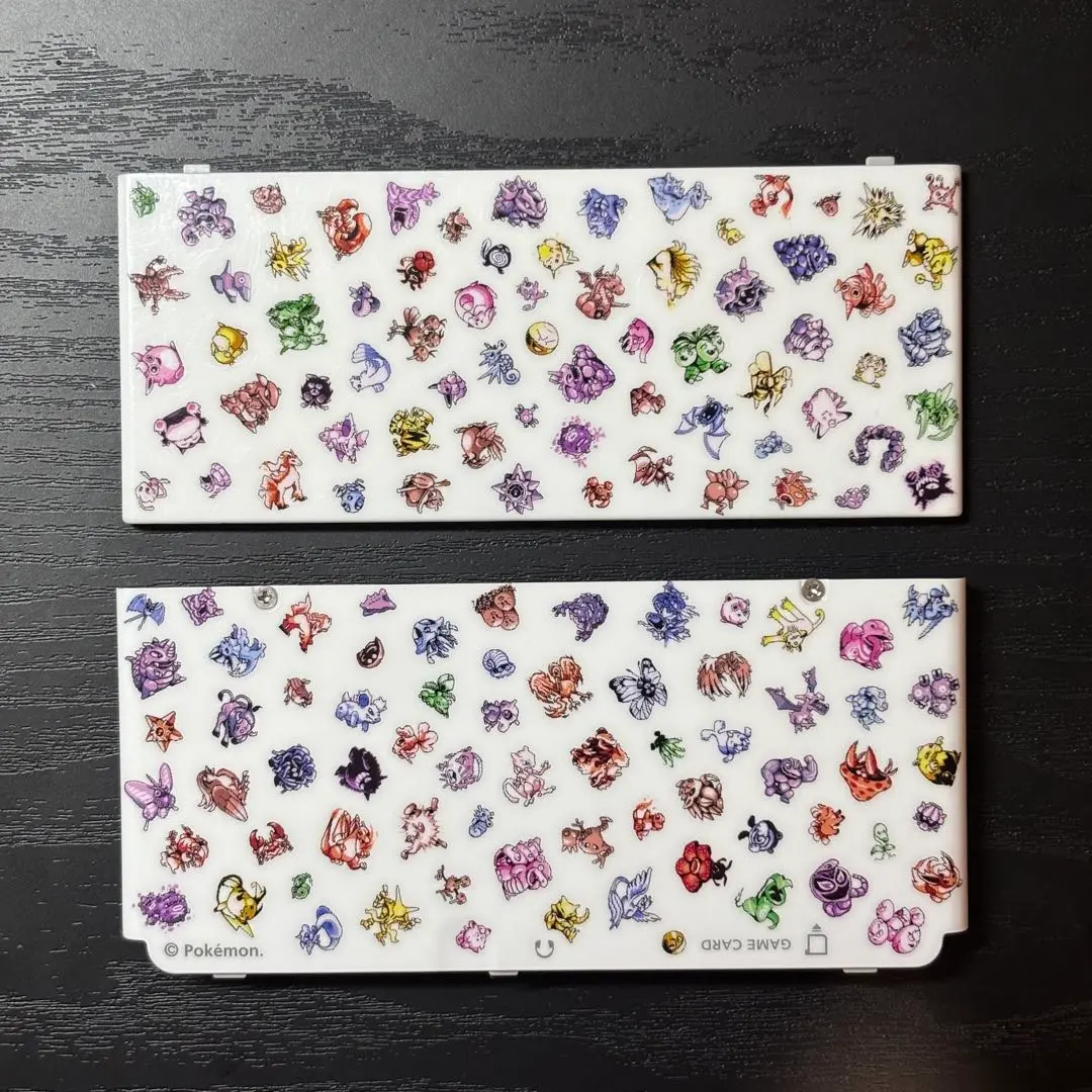 専用！New3ds きせかえプレート ポケモン柄 New3DS専用 寄り きせかえプレート NO.072 ポケモン ドット