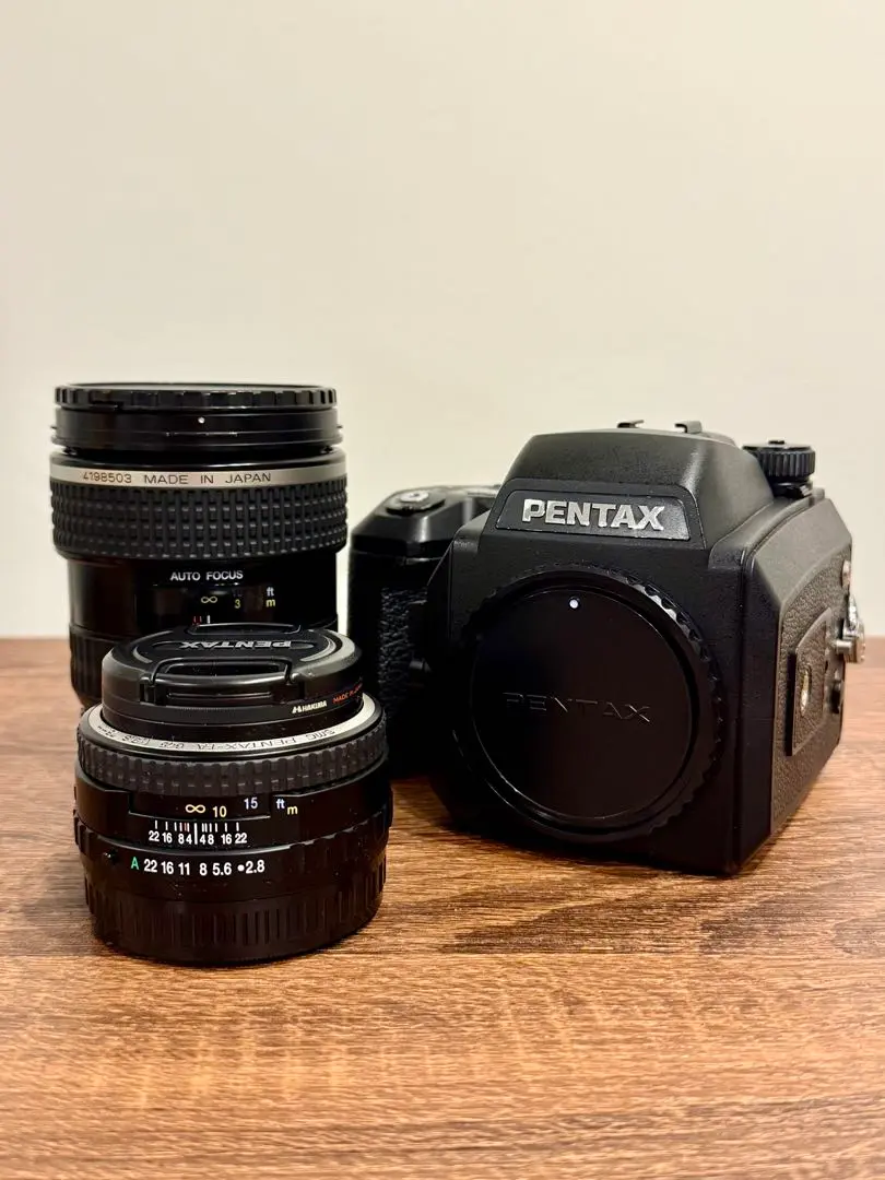 ❁動作良好❁PENTAX ペンタックス 645N 45mm F2.8 セット ペンタックス smc PENTAX-FA645 45mm F2.8 | 交換レンズ