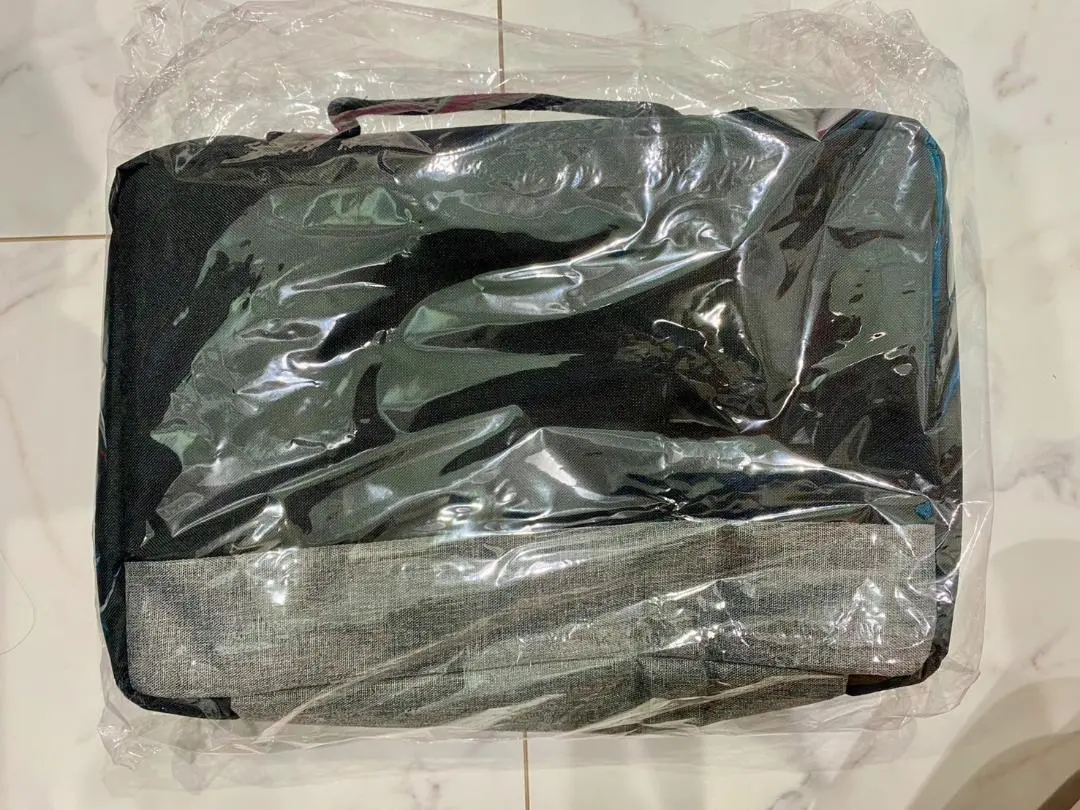 Thumbnail of Projector bag, gray and black, bi-color