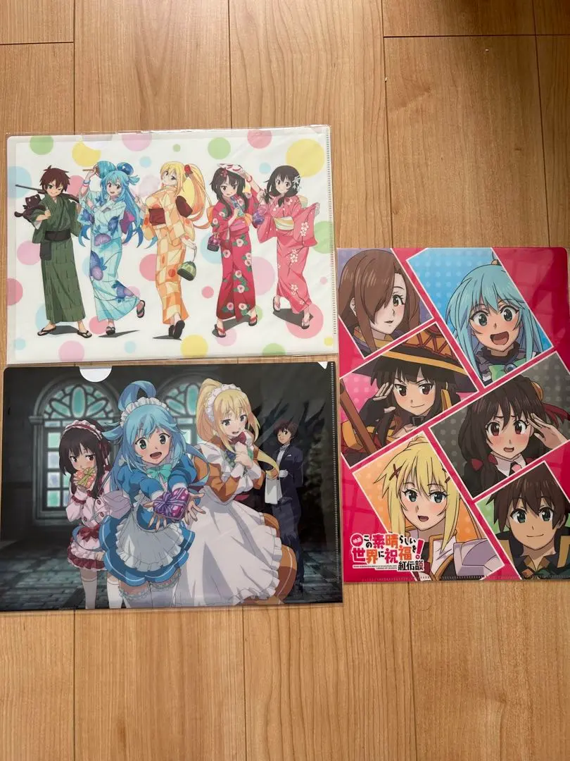 Thumbnail of KonoSuba: God's Blessing on This Wonderful World! Clear File 3-Piece Set