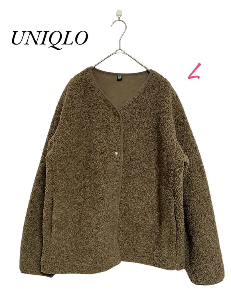Thumbnail of UNIQLO [Excellent Condition] Fleece Jacket Top Brown L