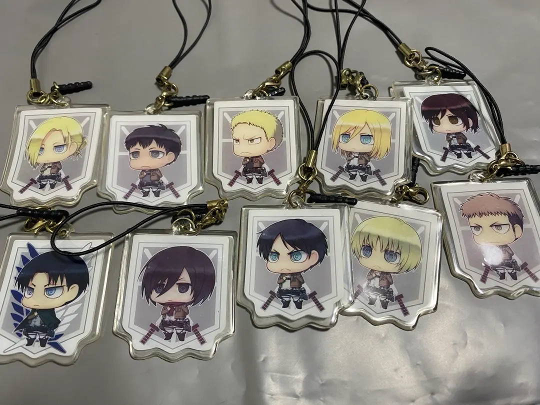 Thumbnail of Attack on Titan 3-Way Straps - 10 Types - Complete Set