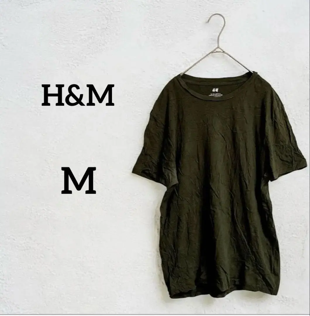 Thumbnail of H&M Olive Green Short Sleeve T-Shirt 【M】 - Ships Today! Casual