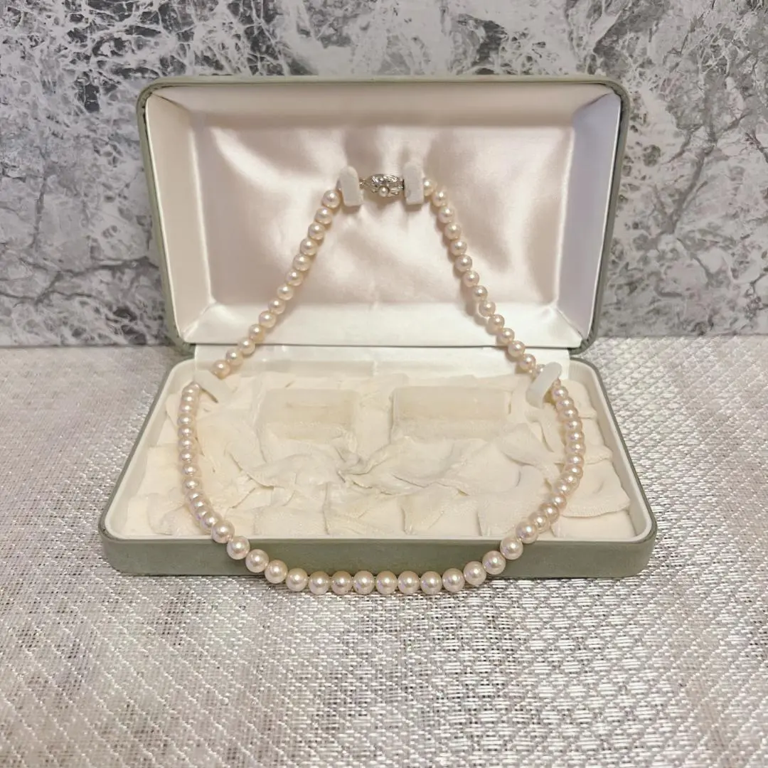 Thumbnail of Necklace silver silver pearl pearl antique EL-1580