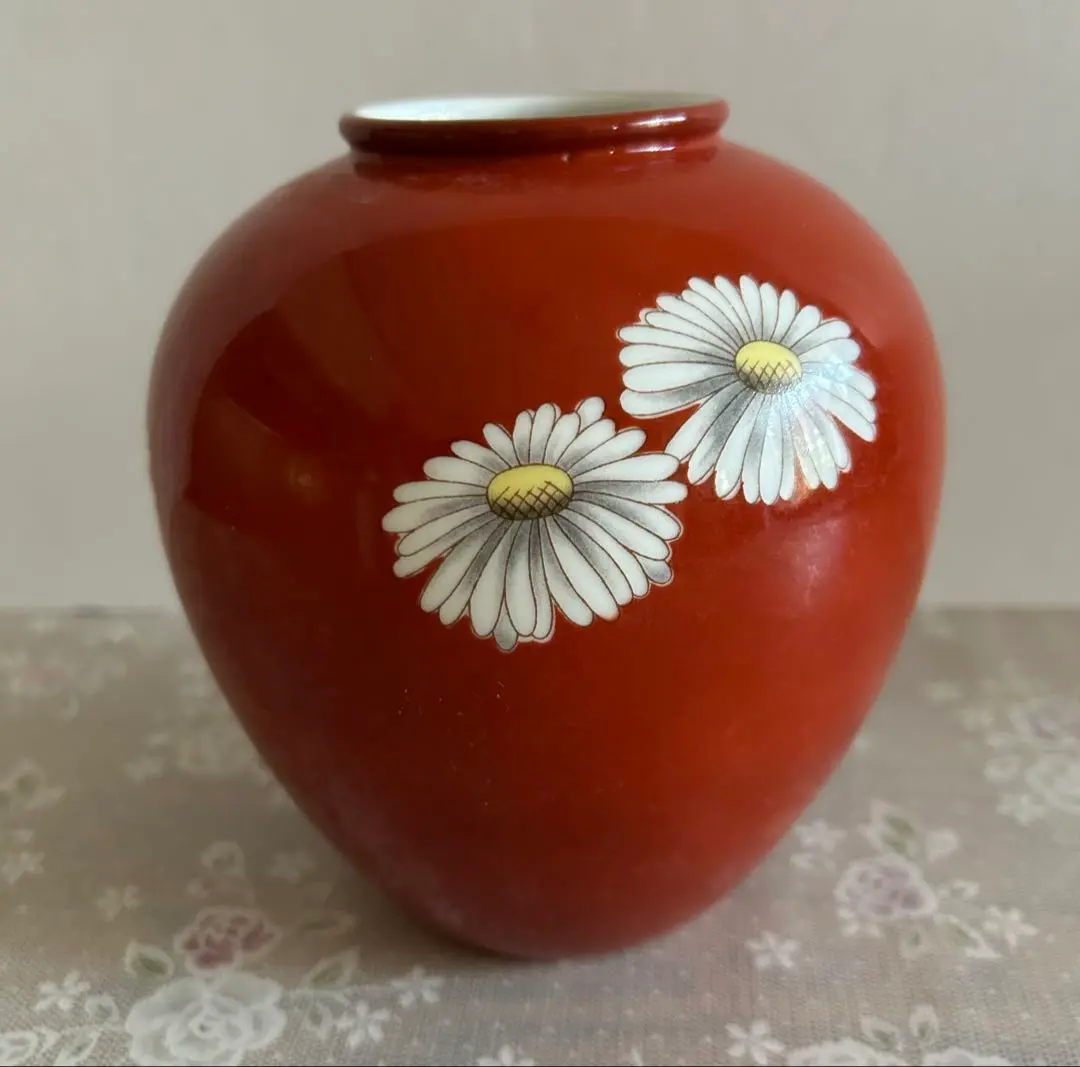 ♦類品少数！日本陶器 ノリタケ 梨地菊花紋壺 瓶 花瓶 置物 飾り骨董品 ♢類品少数！日本陶器 ノリタケ 梨地菊花紋壺 瓶 花瓶 置物 飾り