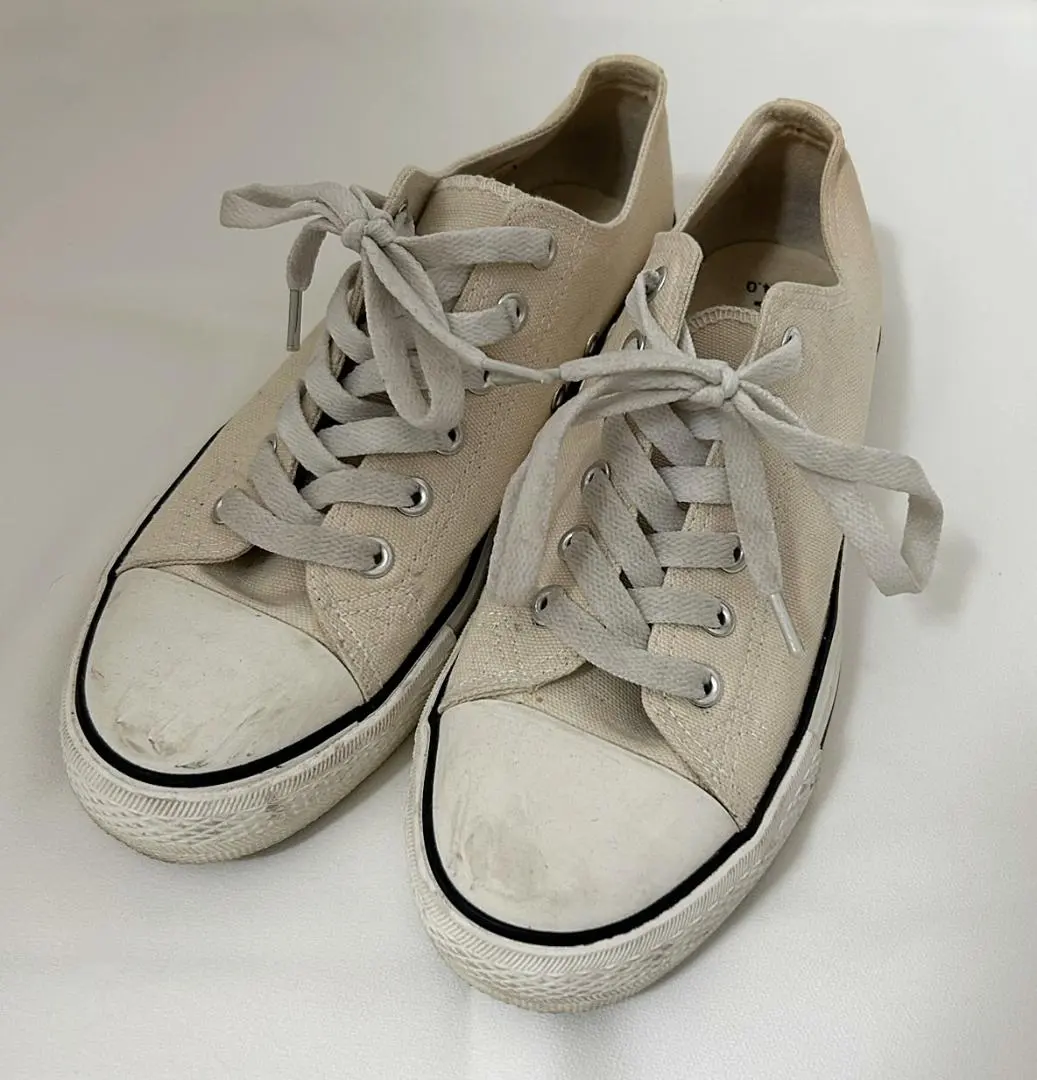 Thumbnail of Sneakers Canvas Cream White 24cm CLOSSH Shimamura