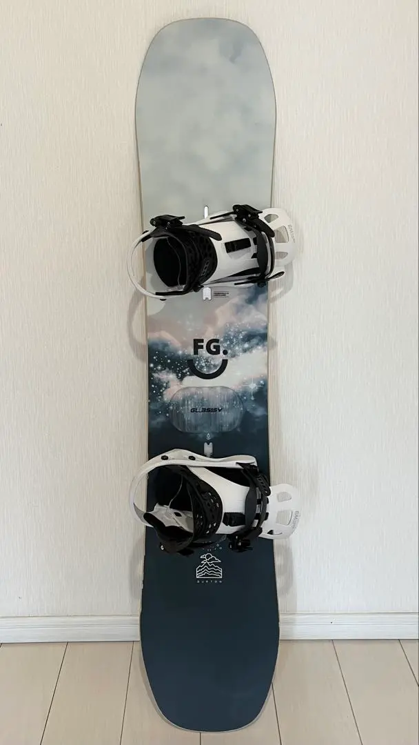 Burton フィールグッド140cm シチズンM スノーボードセット ウィメンズ Burton フィールグッド キャンバー スノーボード