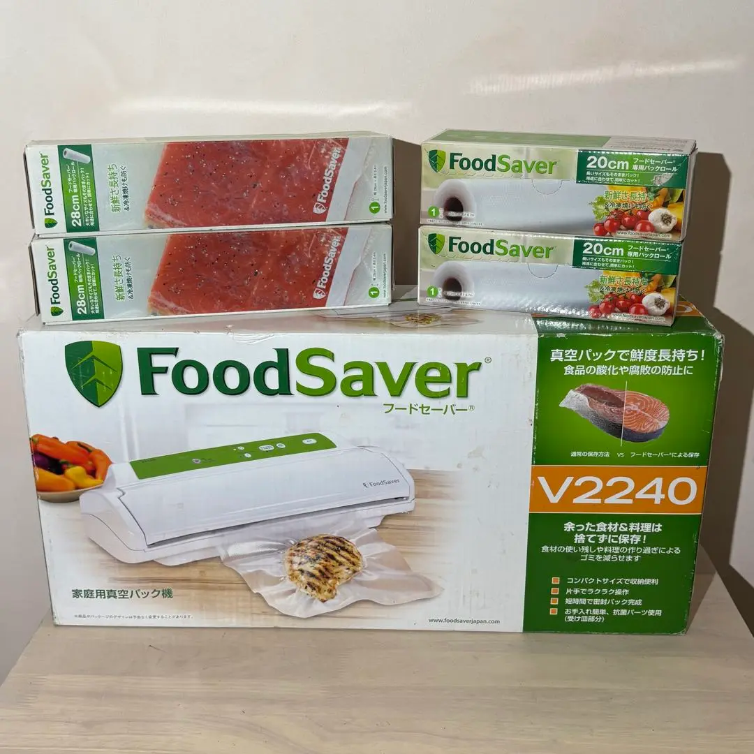 未使用 FoodSaver 本体とロール 真空パック フードセーバー V2240 楽天市場】フードセーバー v2240の通販