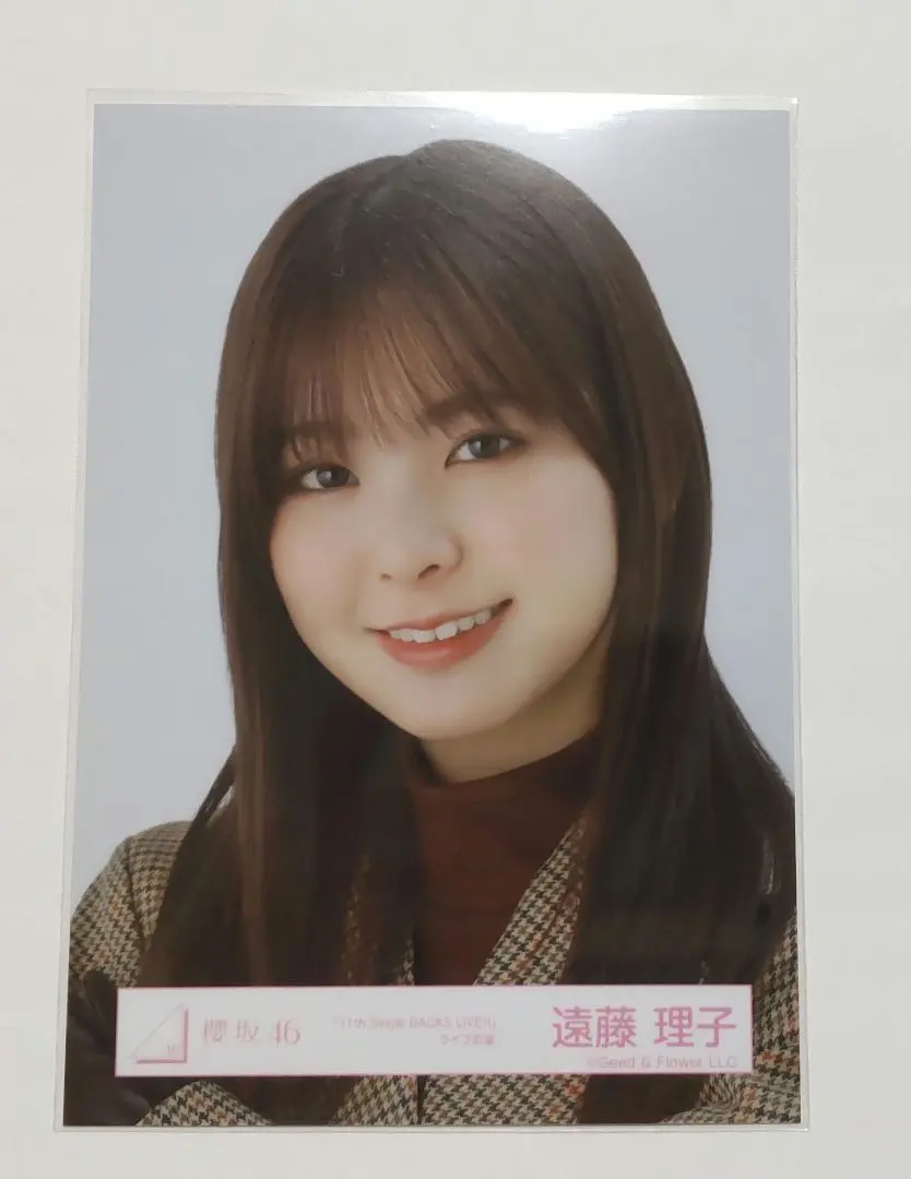 Thumbnail of Riko Endo, photo from the 11th BACKS LIVE, live costume, yori (close-up), Sakurazaka46