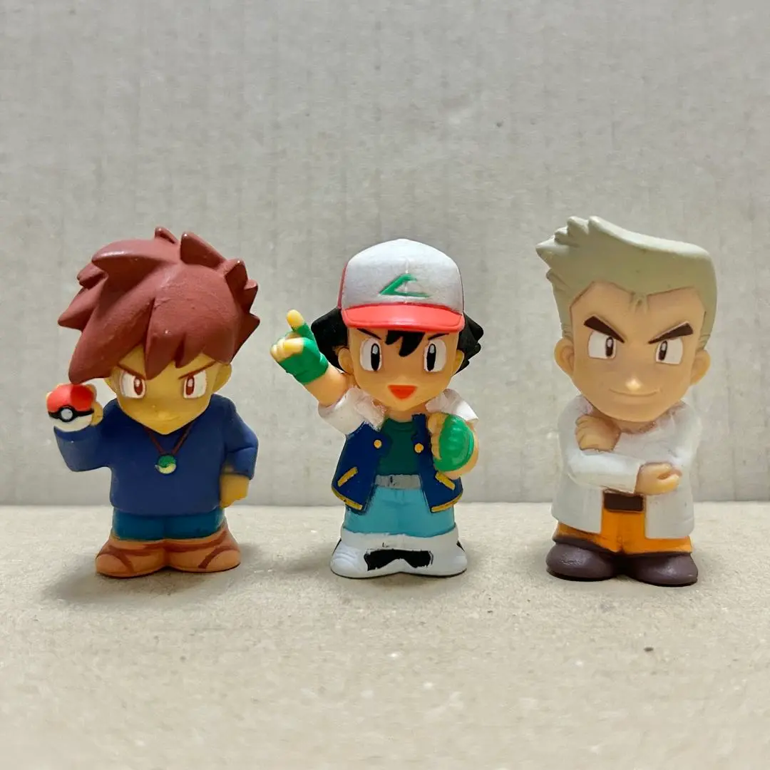 ポケモンガチャ　リアルフィギュアコレクションオーキド博士　シゲル　クリアポーチ ポケモンガチャ リアルフィギュアコレクションオーキド博士
