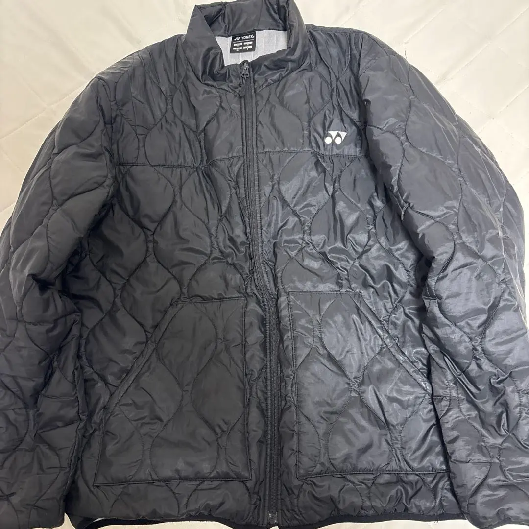 YONEX 尤尼克斯 男士中棉外套 90088 黑色 O 碼 美品 的縮圖