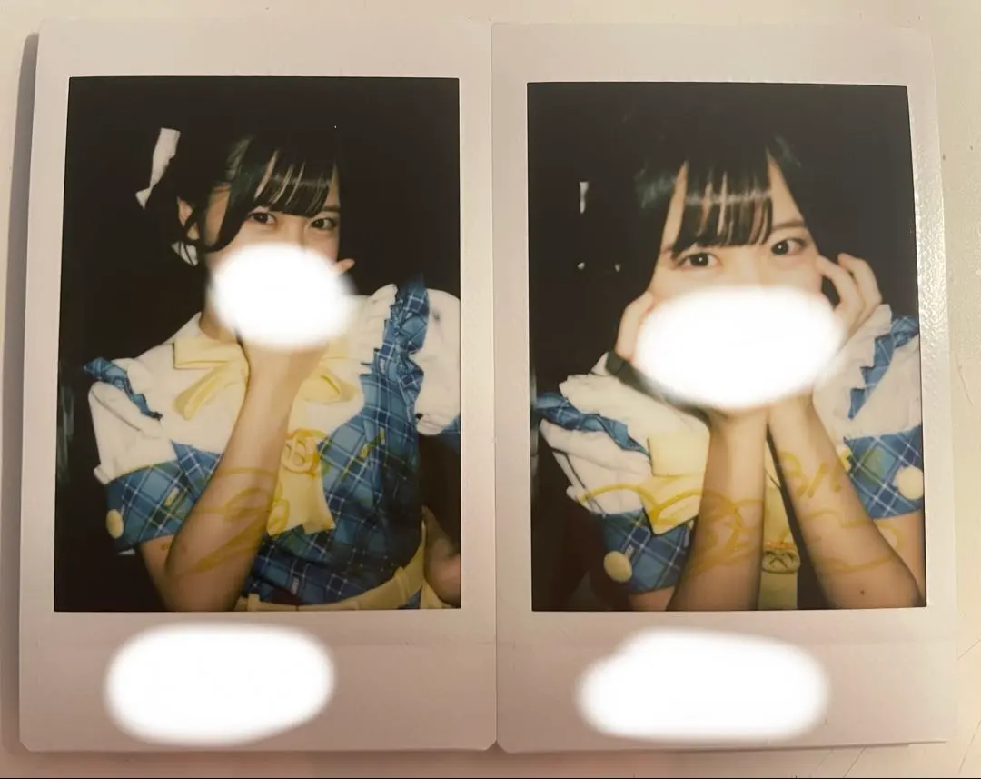 Thumbnail of ILiFE! Fukumaru Usa White Day Outfit Signed Cheki (Polaroid)