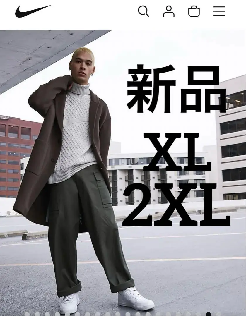 M　NIKE テックフリース　トレンチコート　ジャケット　ルーズ　XL 2025年最新】NIKE メンズ トレンチコートの人気アイテム - メルカリ