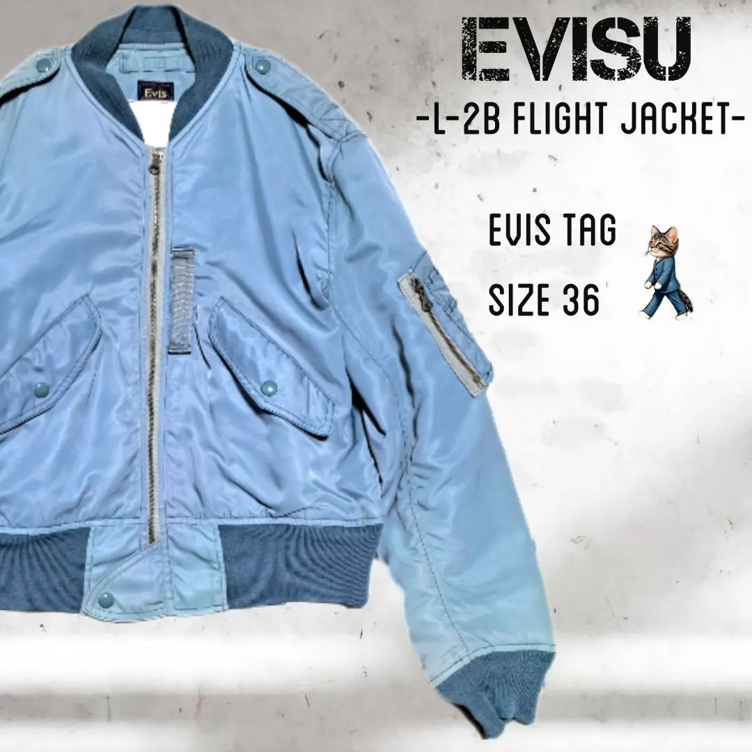 EVISU エヴィス YAMANE：G-1　フライトジャケット　レザージャケット evisu /エヴィス/yamane/G-1フライトジャケット/40サイズ/レザー