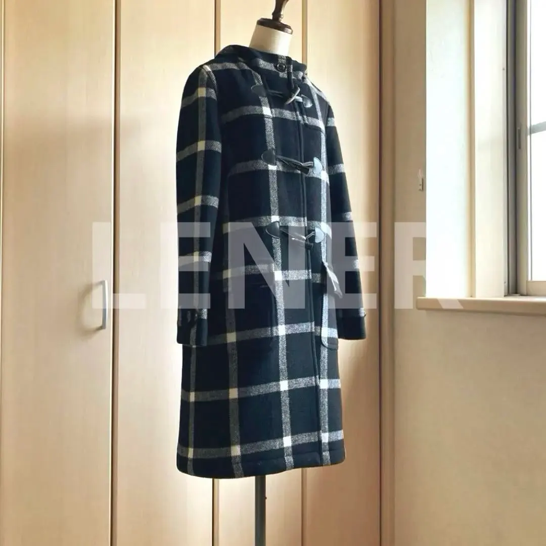 Thumbnail of LENER Checkered Duffle Coat 34