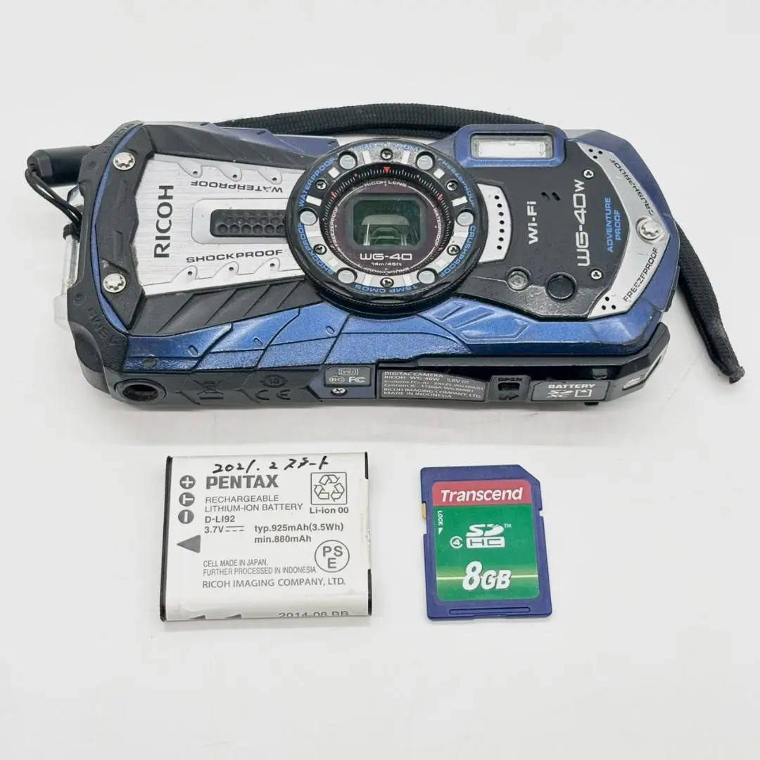 【動作確認済み・箱付き】RICOH リコー　デジタルカメラ　WG-40w ブルー WG-40 / デジタルカメラ / 製品 | RICOH IMAGING
