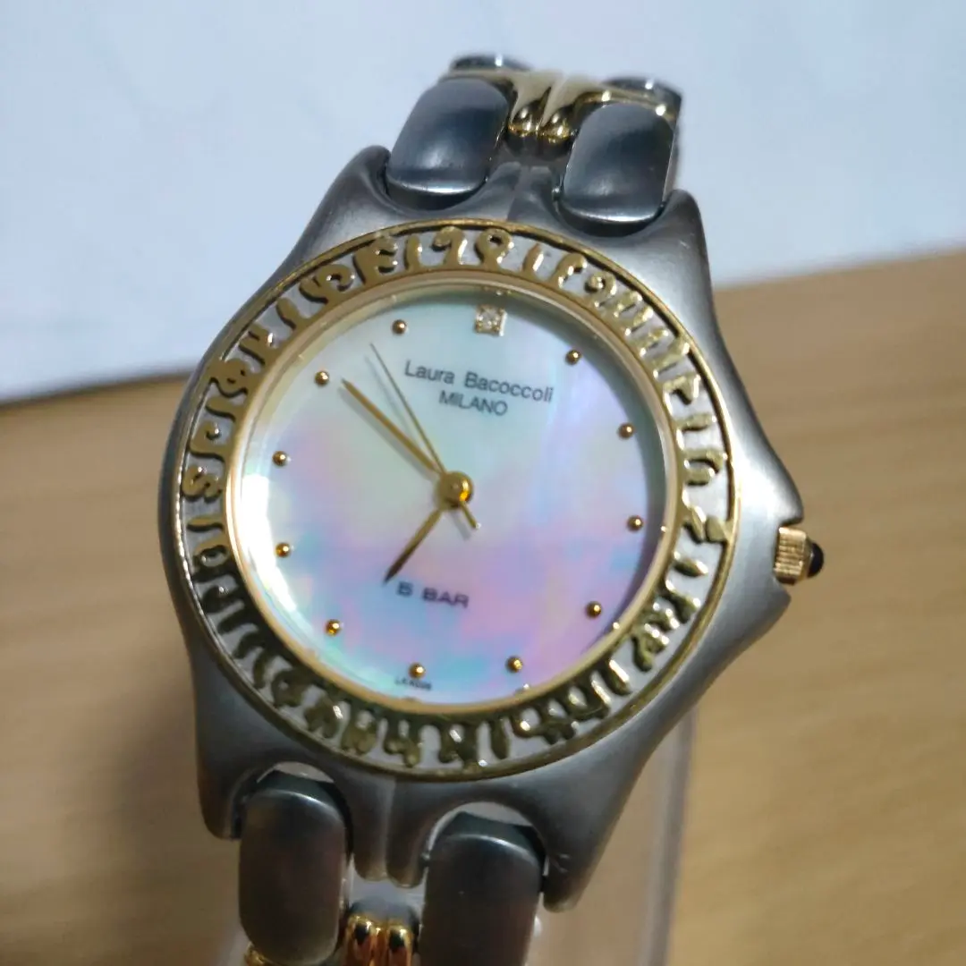 ローラバッコリー 自動巻 腕時計 デイトLaura Bacoccoli 稼働品 Laura Bacoccoli MILANO ローラバッコリー ミラノ sv925