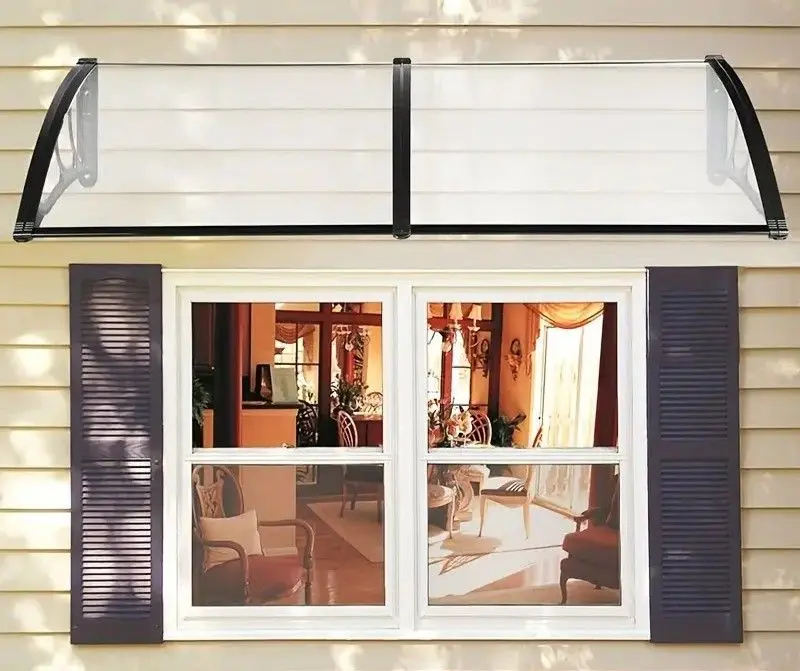 透明アーチ型日よけ屋根 200cm x 96cm 透明アーチ型日よけ屋根 200cm x 96cm