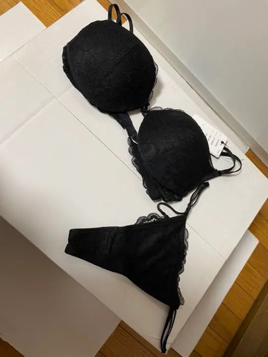 Thumbnail of Bra and panty set, C65-70