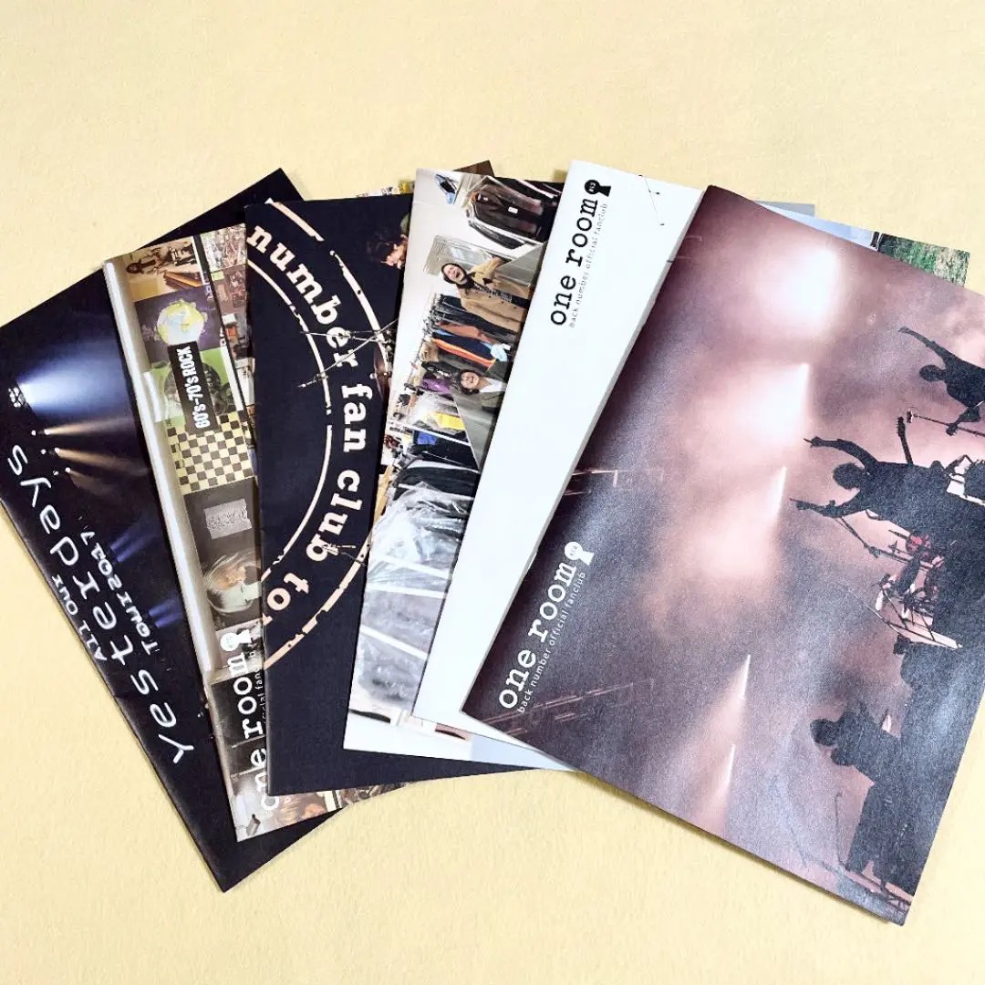 back number 会報No.1〜24 会報ファイル付 おまけ付 backnumber one room会報全24冊＋ファイル4冊おまけ付