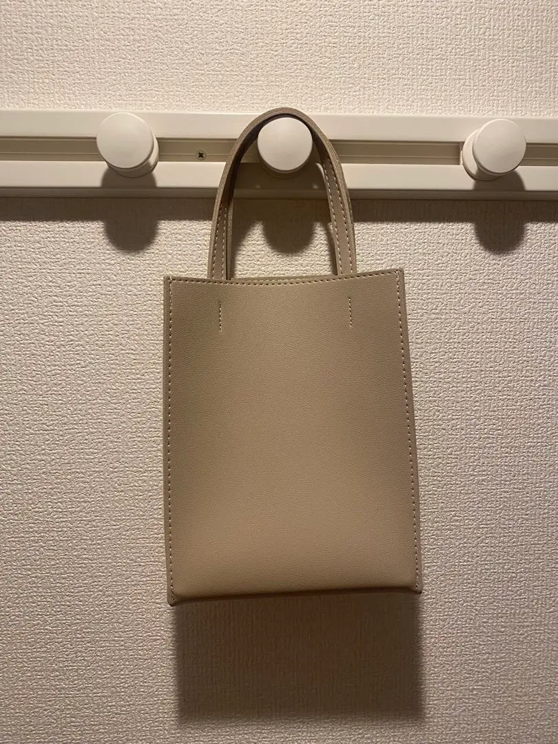 Thumbnail of New, Unused Handbag Mini Bag Beige Shoulder Bag