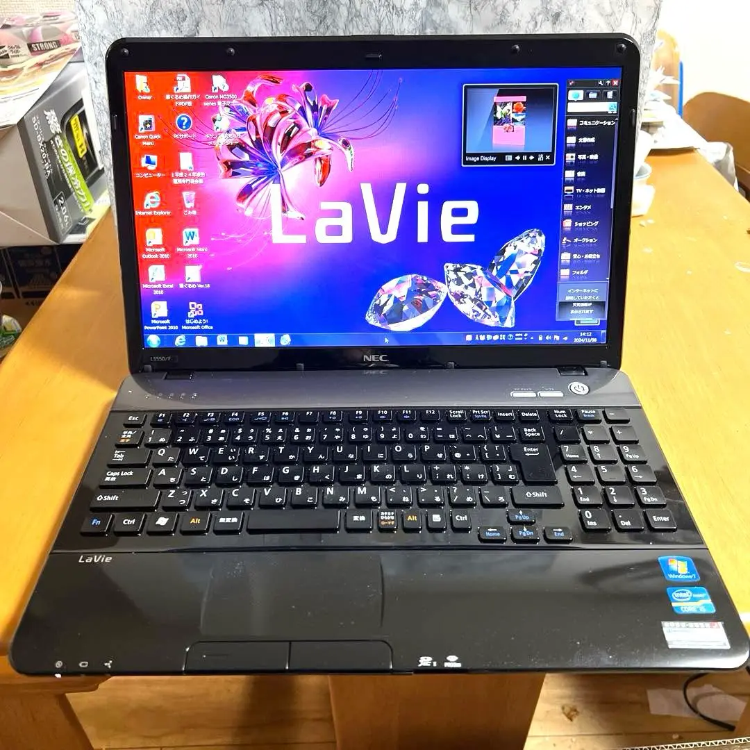 【最新Windows10☆爆速仕様】☆NEC LaVie LS550/B☆エスプレッソブラック☆Core i5-450M 2.40GHz 新品SSD240GB/4GB/Office/Wi-Fi